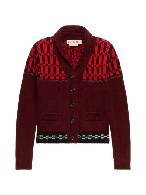 Marni cardigan en jacquard