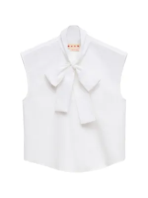 Sacai ノースリーブ シャツ | ホワイト | FARFETCH JP