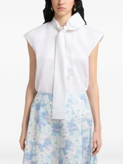 Marni tie-neck sleeveless blouse