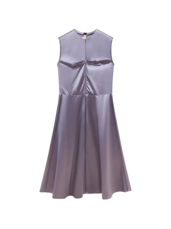 Marni Satin-finish Sleeveless Dress in Purple