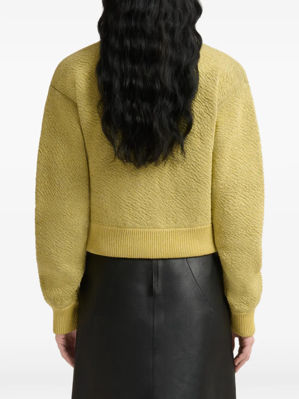 Marni Button-up vest Geel
