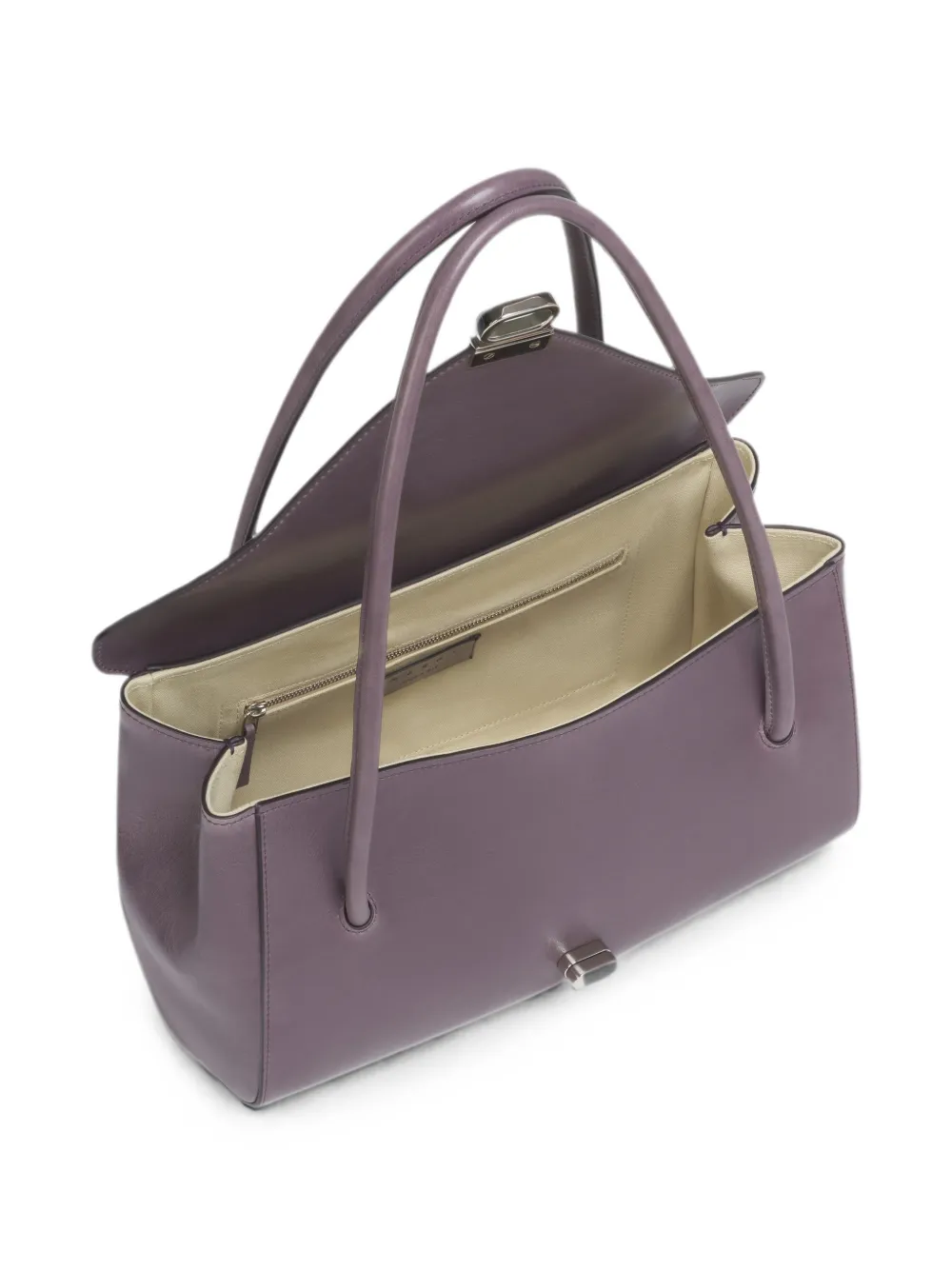 Marni E W leren schoudertas Paars