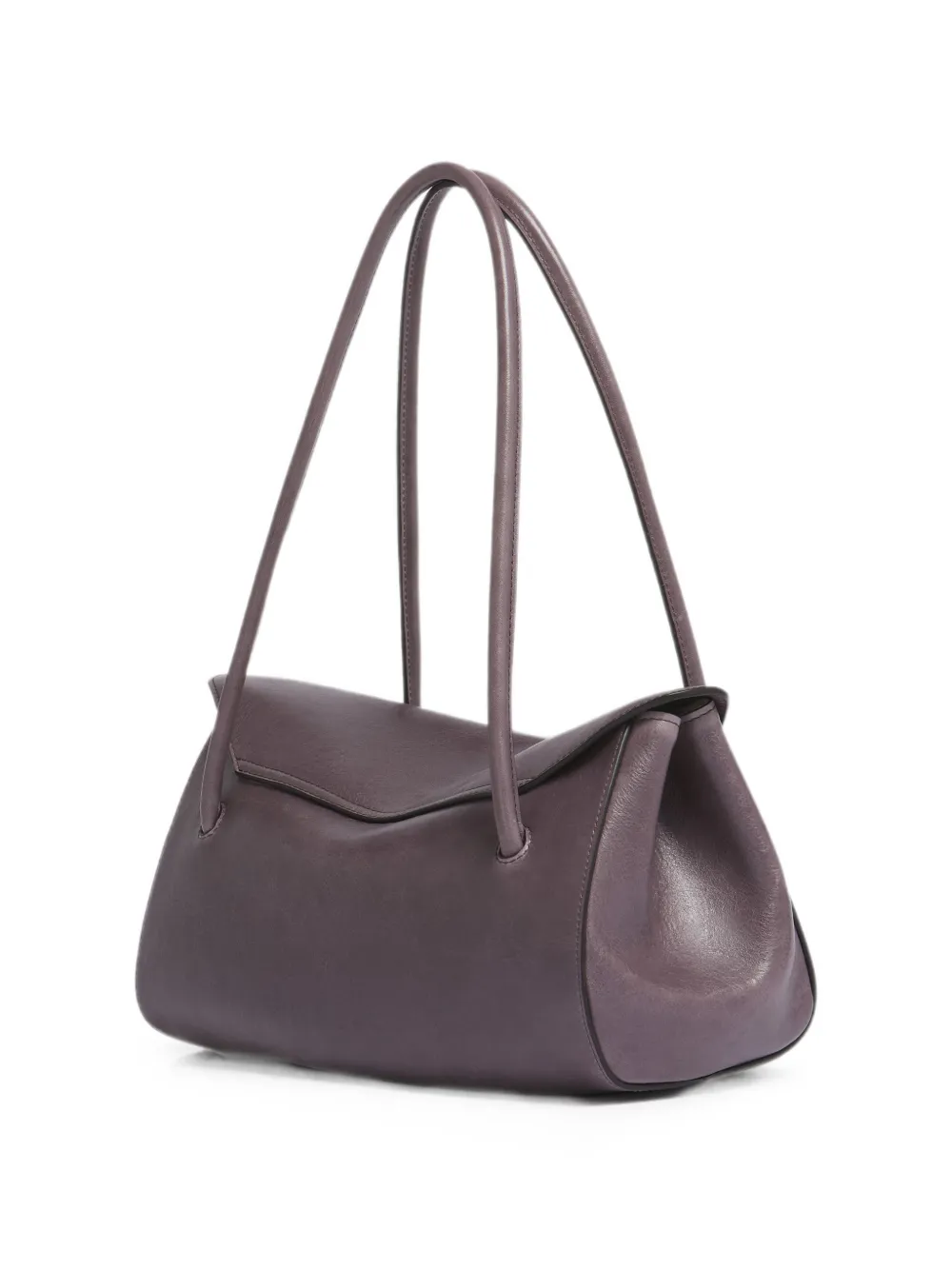 Marni E W leren schoudertas Paars