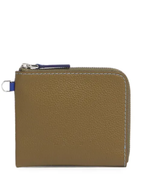 Marni grained leather wallet