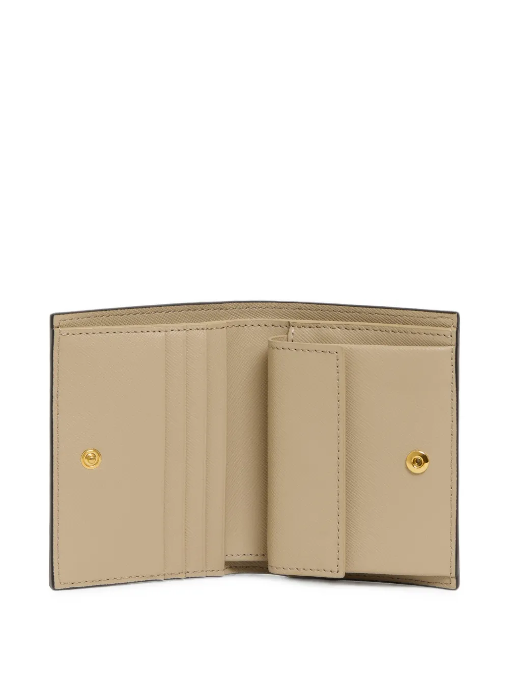 Marni Saffiano leren portemonnee Bruin
