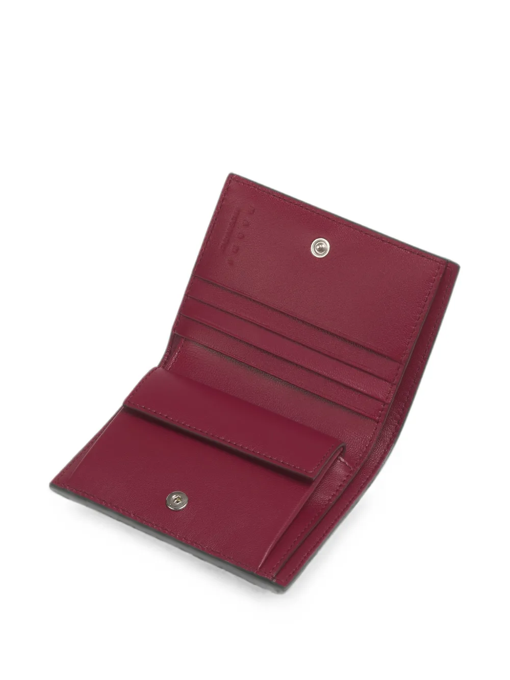 Marni Bifold portemonnee met logo Groen