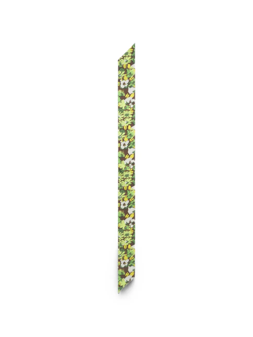 Marni Pop Flowers silk scarf - Verde