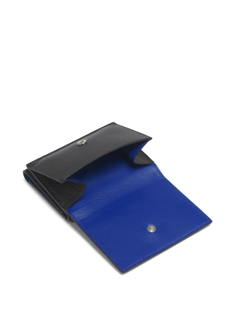 Marni Trifold portemonnee met logo Zwart