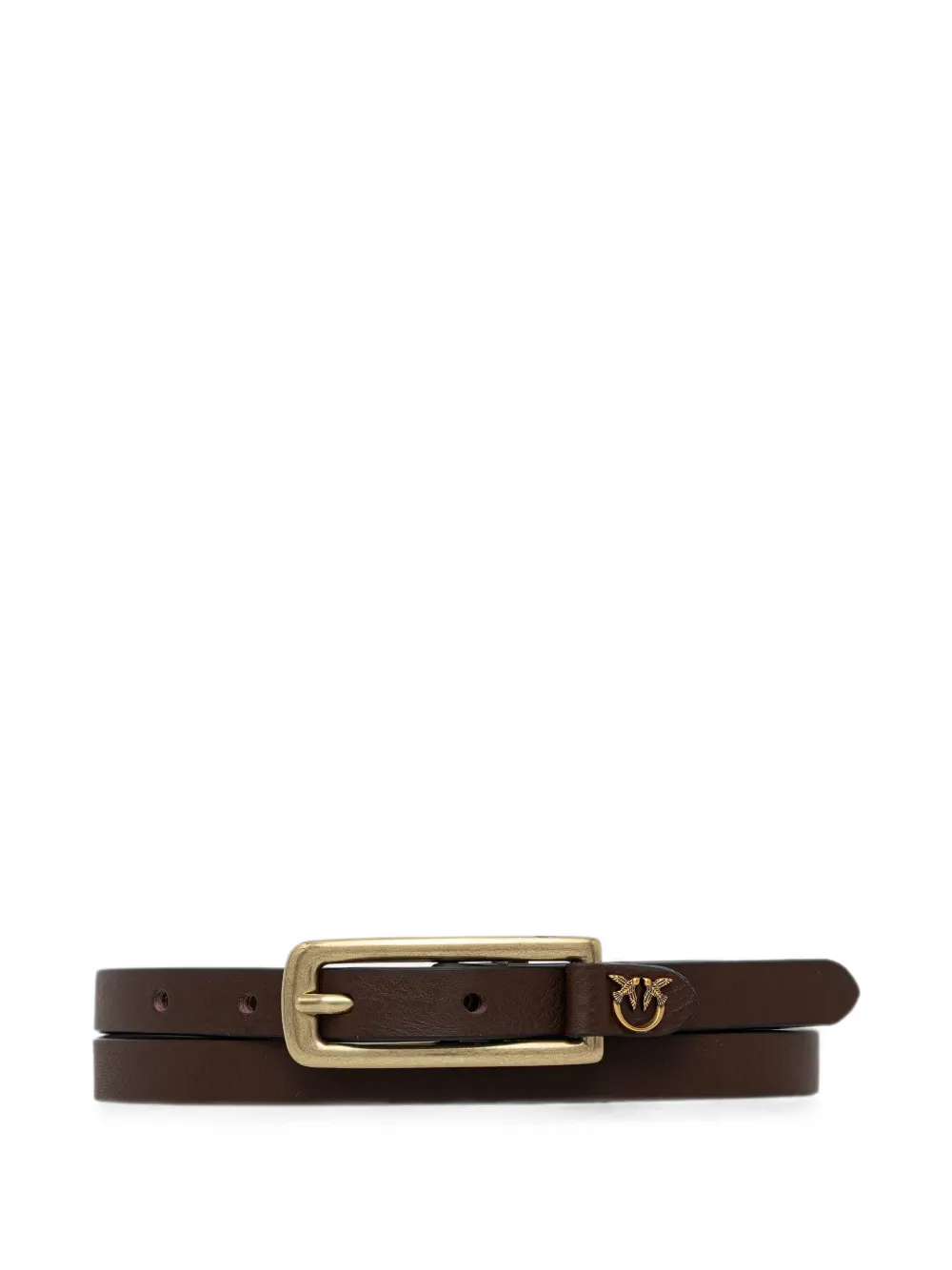 PINKO Love Birds buckle belt - Marrone