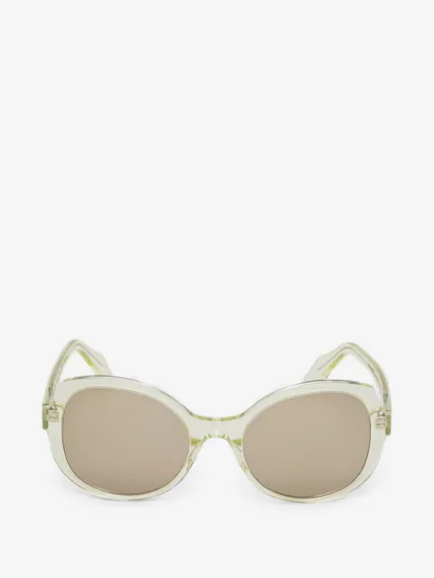 PINKO lentes de sol con armazón redonda