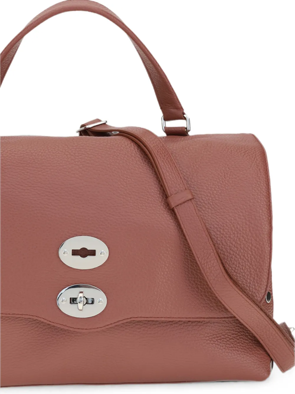 Zanellato Medium Postina Daily leren tas Rood