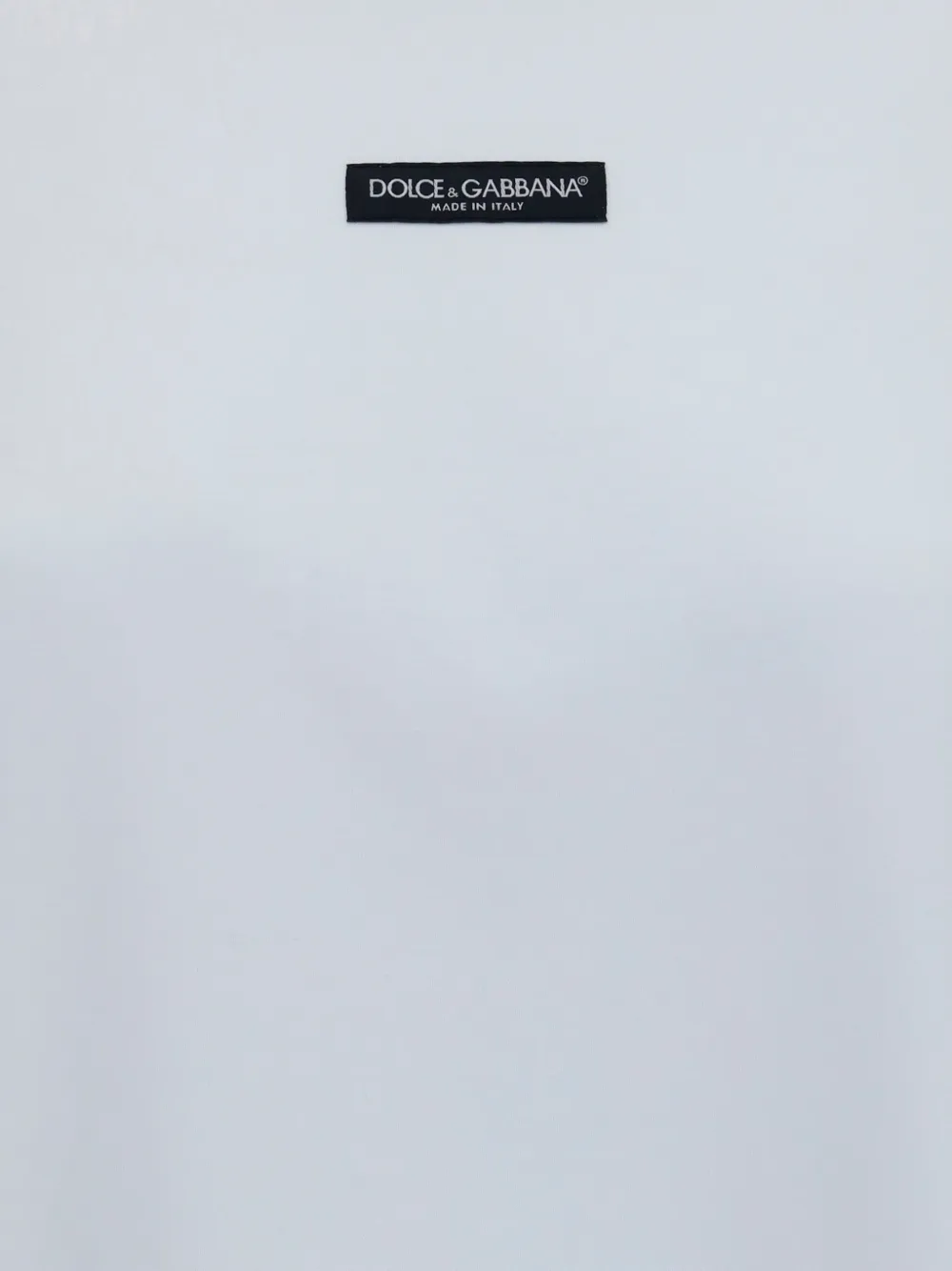 Dolce & Gabbana T-shirt met logopatch Wit