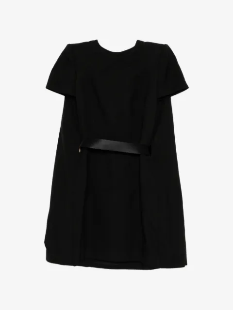 Alexander McQueen vestido manga corta con cinturón