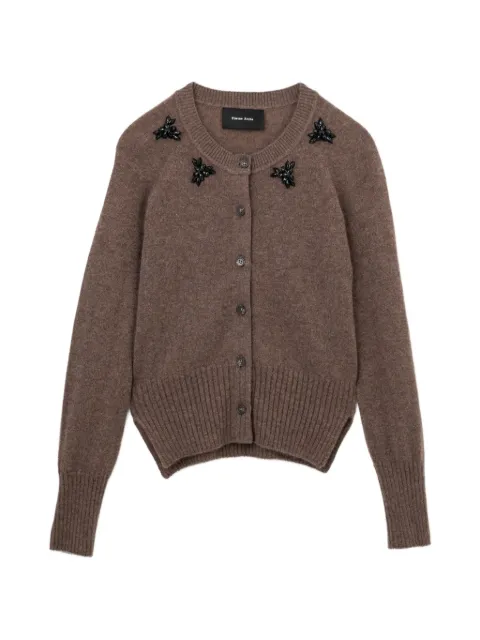 Simone Rocha cardigan à ornements de perles