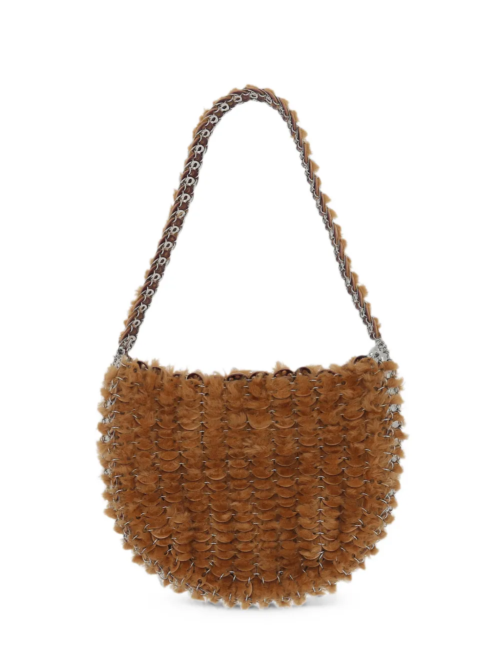 Rabanne chain-strap shoulder bag - Marrone