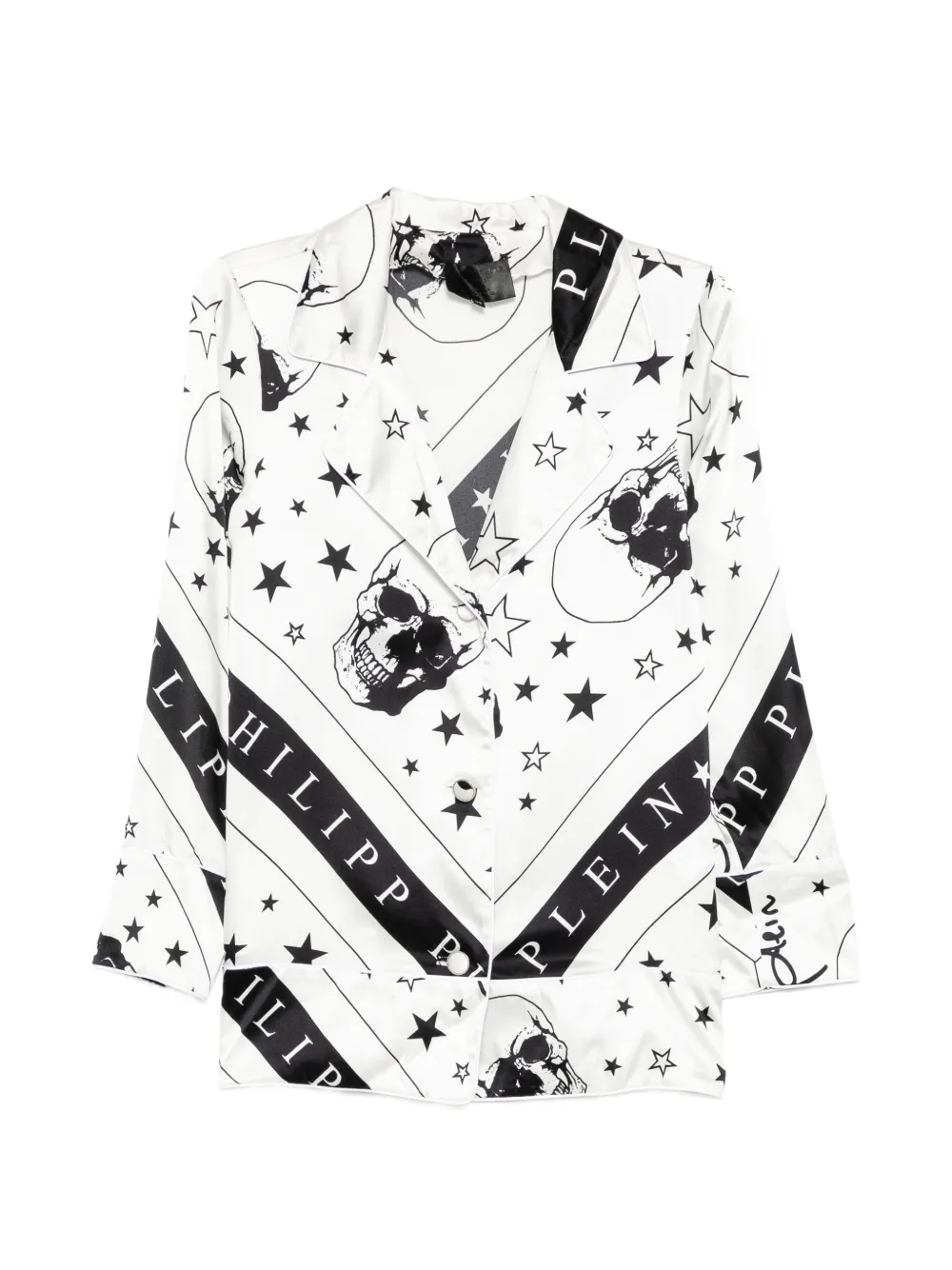 Philipp Plein skull-print loungewear - Bianco