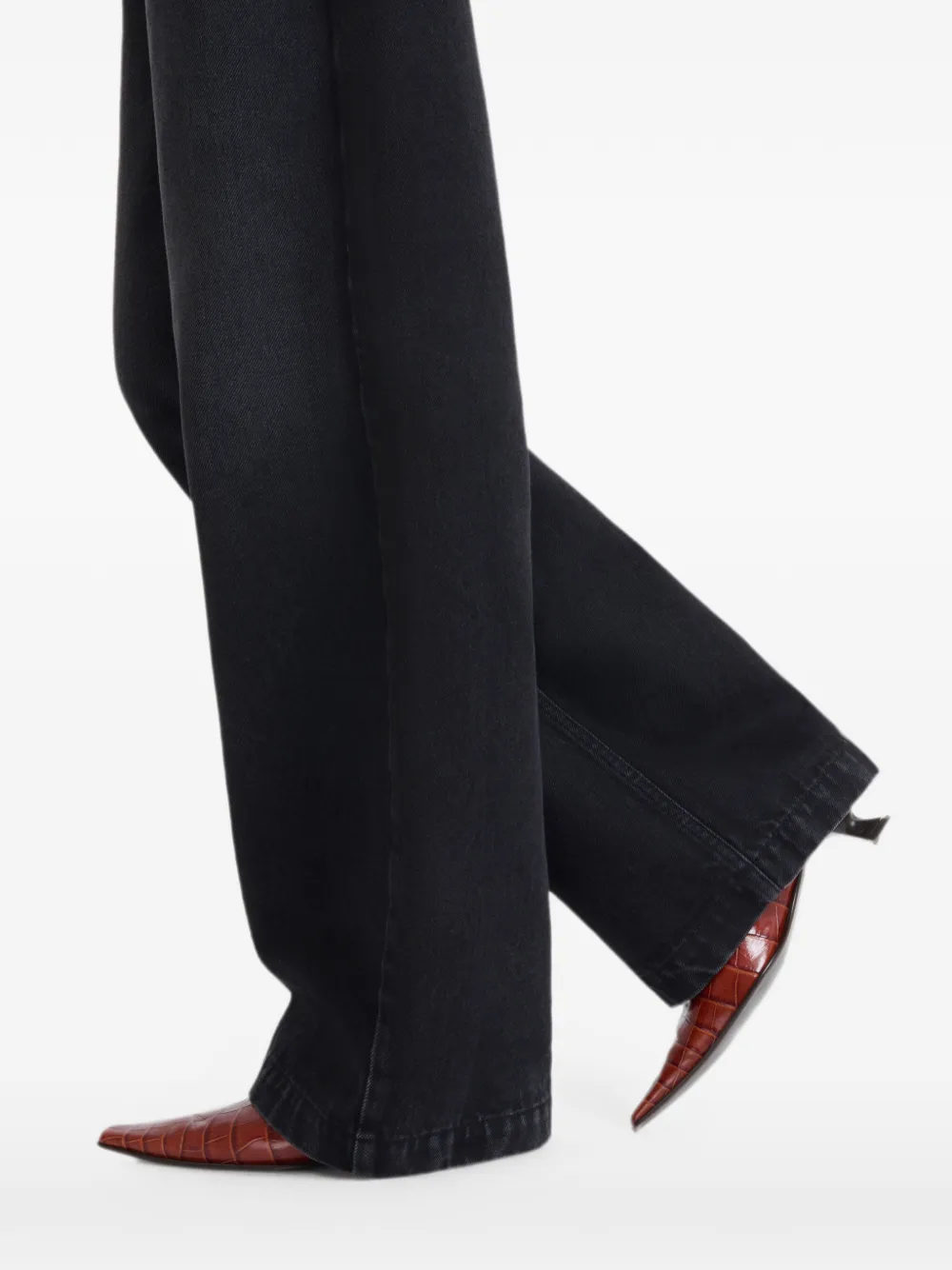 Marni Jeans met wijde pijpen Zwart