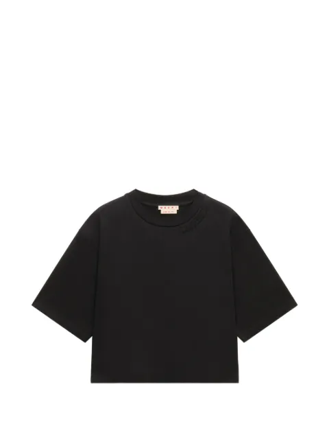 Marni logo-patch T-shirt