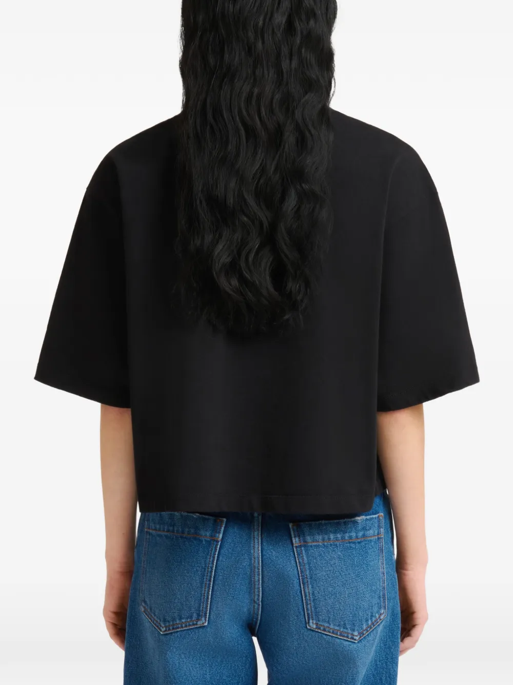 Marni T-shirt met logopatch Zwart