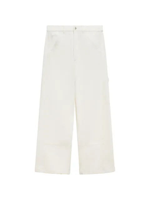 Marni white denim wide-leg jeans