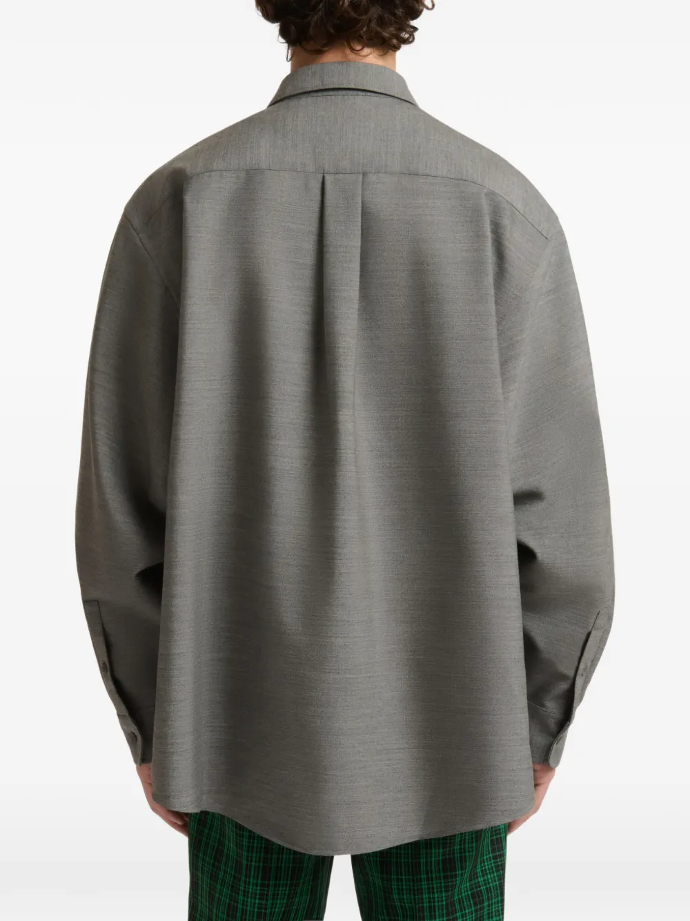 Marni Poloshirt met logopatch Grijs
