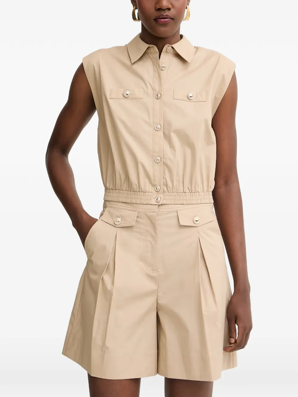 TWINSET Camicia smanicata - Toni neutri