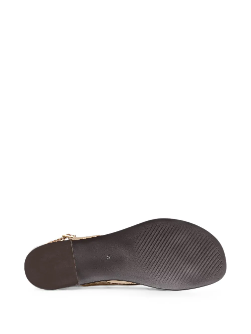 TWINSET tejus-print leather sandals Goud