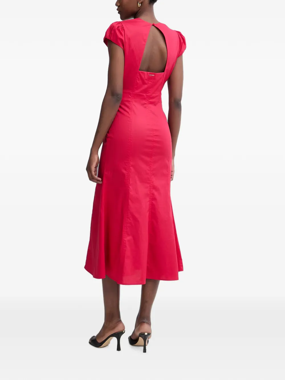 TWINSET Midi-jurk met V-hals Rood
