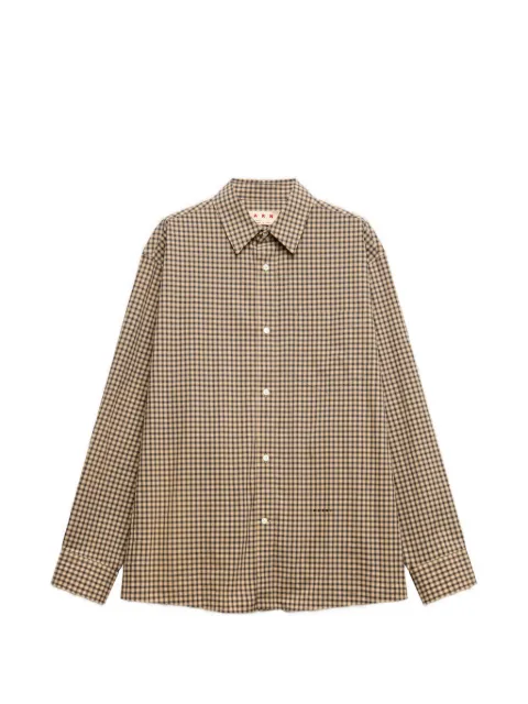 Marni micro-checked shirt