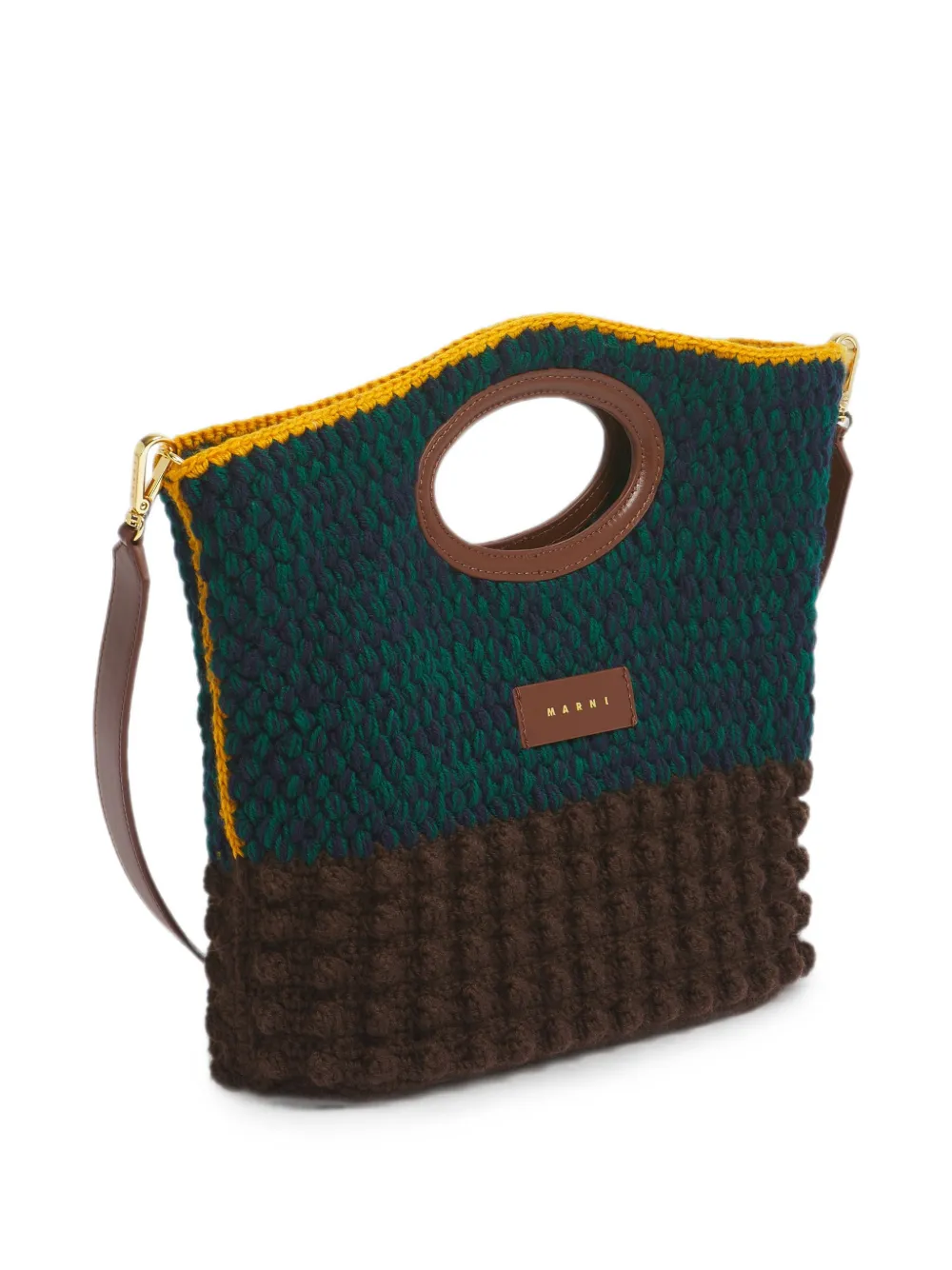 Marni Gehaakte shopper Groen