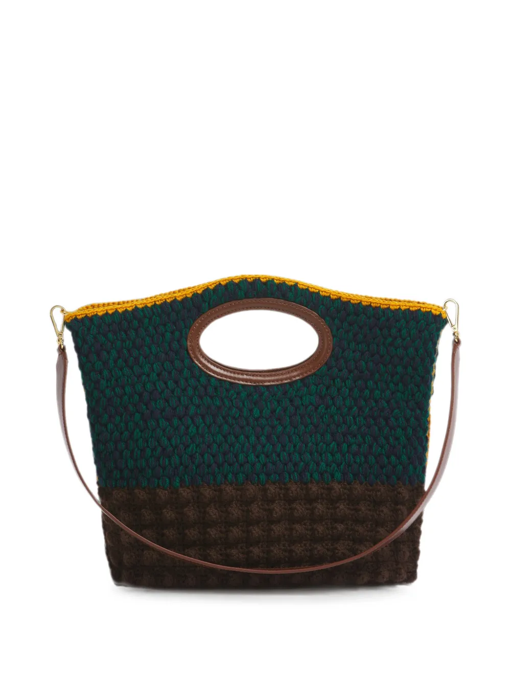 Marni Gehaakte shopper Groen