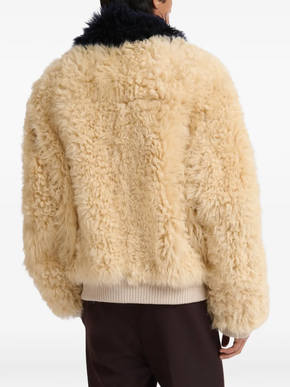 Marni Lammy jack met colourblocking details Beige