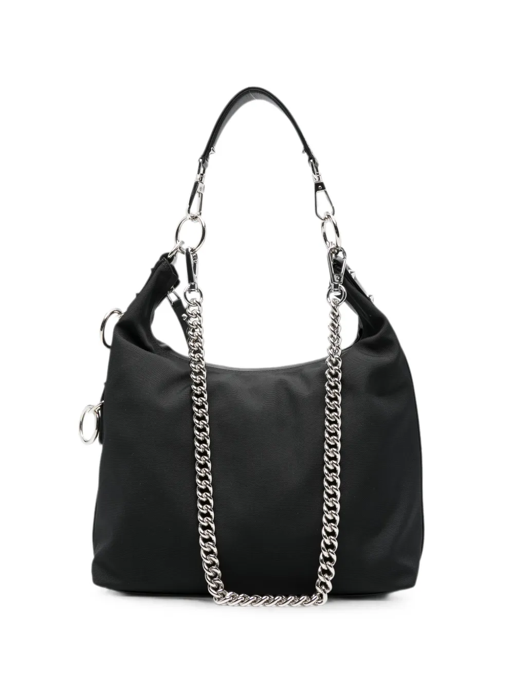 R13 stud-embellished chain-link shoulder bag - Nero