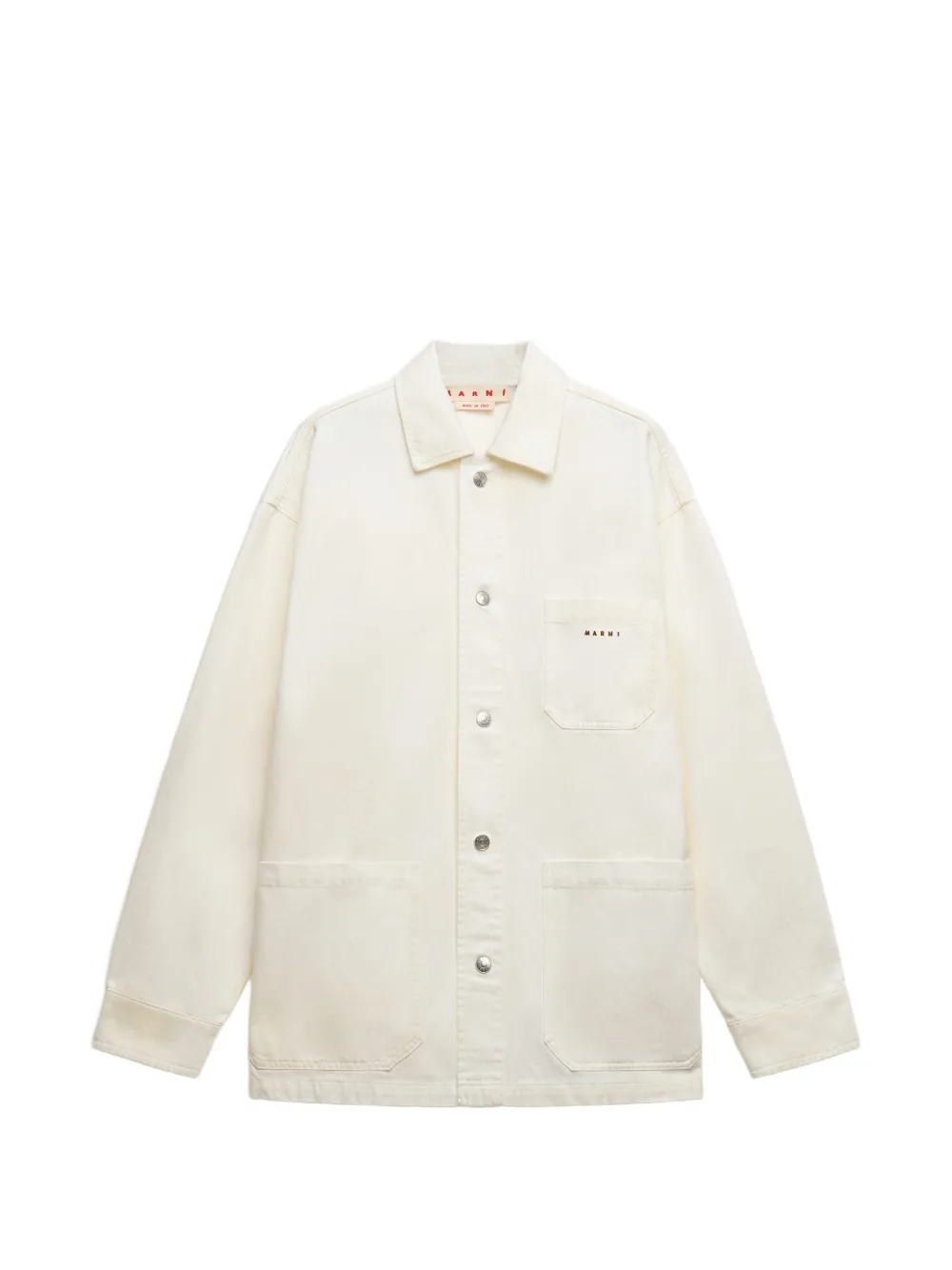 Marni patch-pocket shirt | Neutrals | Image 1
