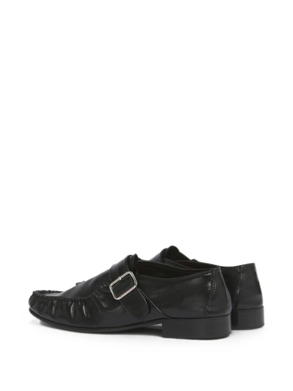 Marni Barry leren loafers Zwart