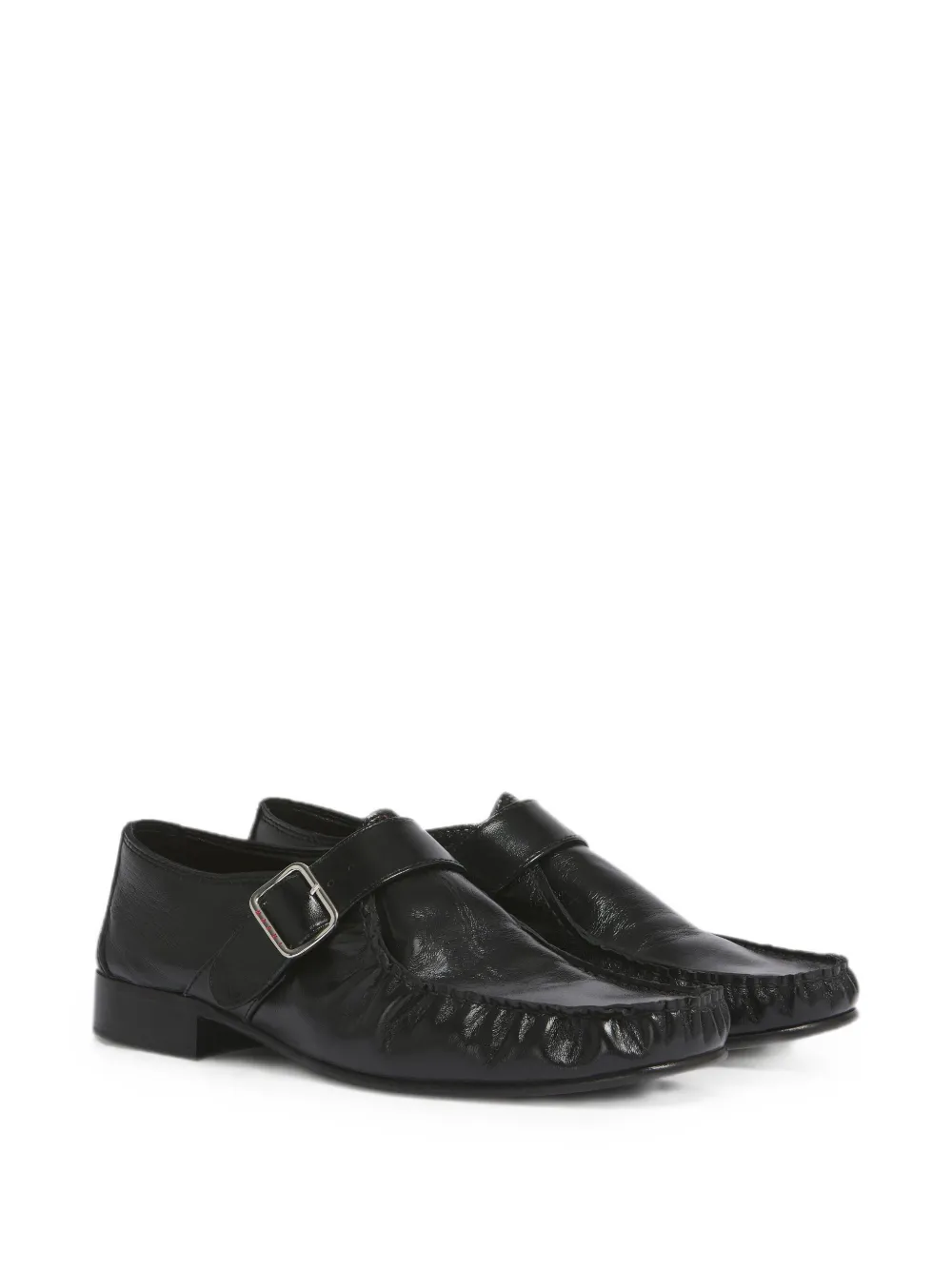 Marni Barry leren loafers Zwart