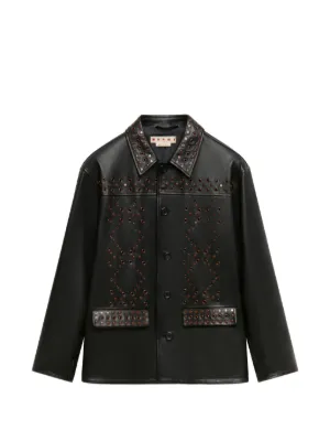 Marni レザージャケット メンズ通販 - FARFETCH
