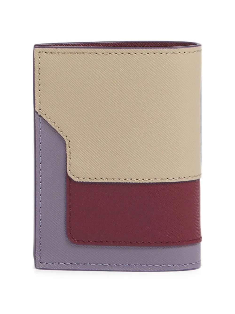 Marni Portemonnee van saffiano leer Rood