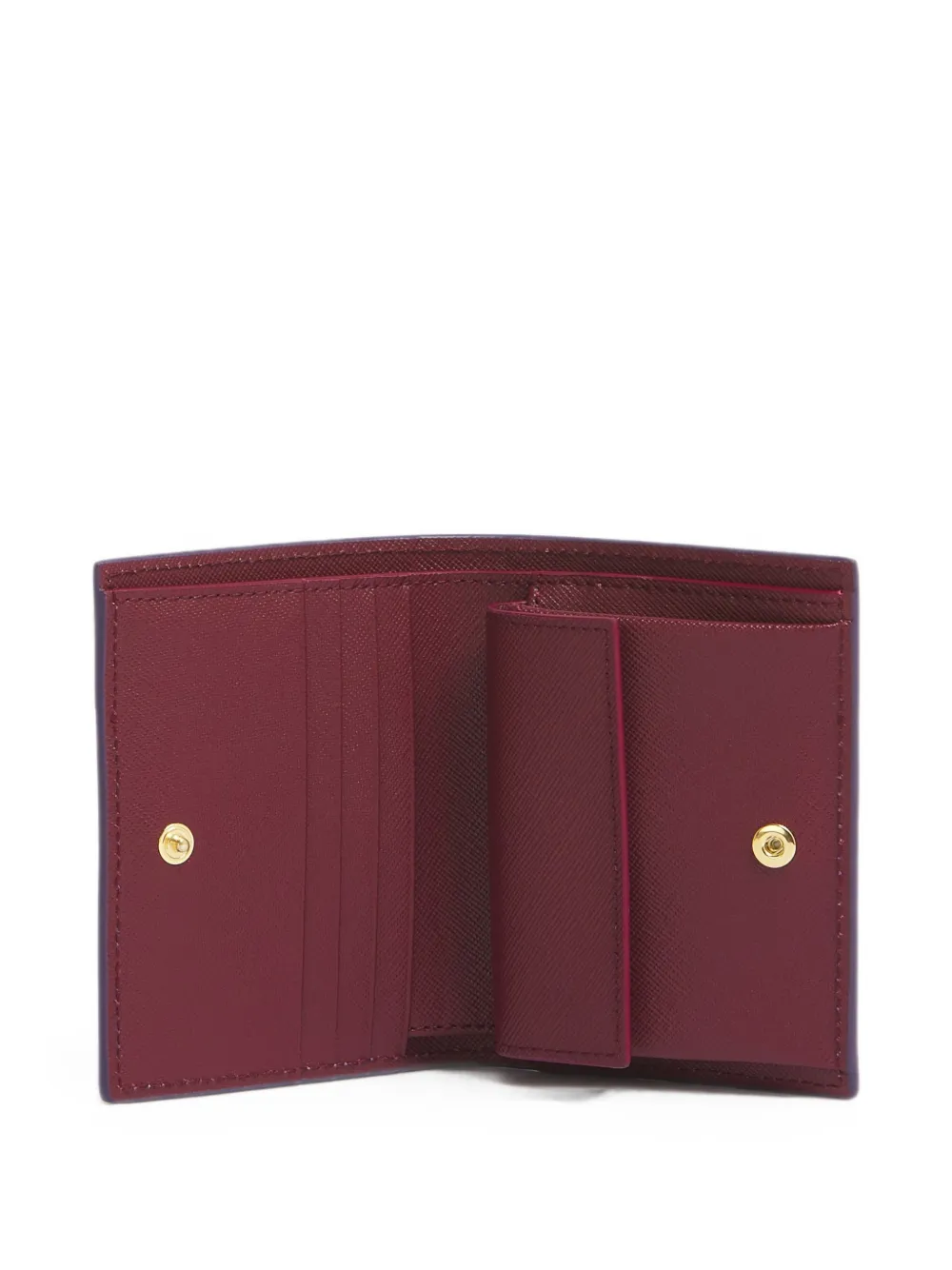 Marni Portemonnee van saffiano leer Rood