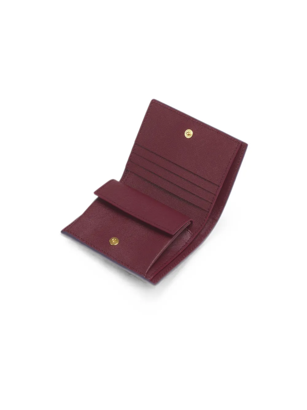 Marni Portemonnee van saffiano leer Rood