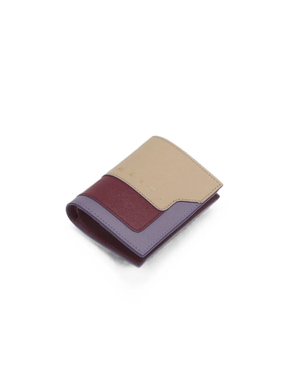 Marni Portemonnee van saffiano leer Rood