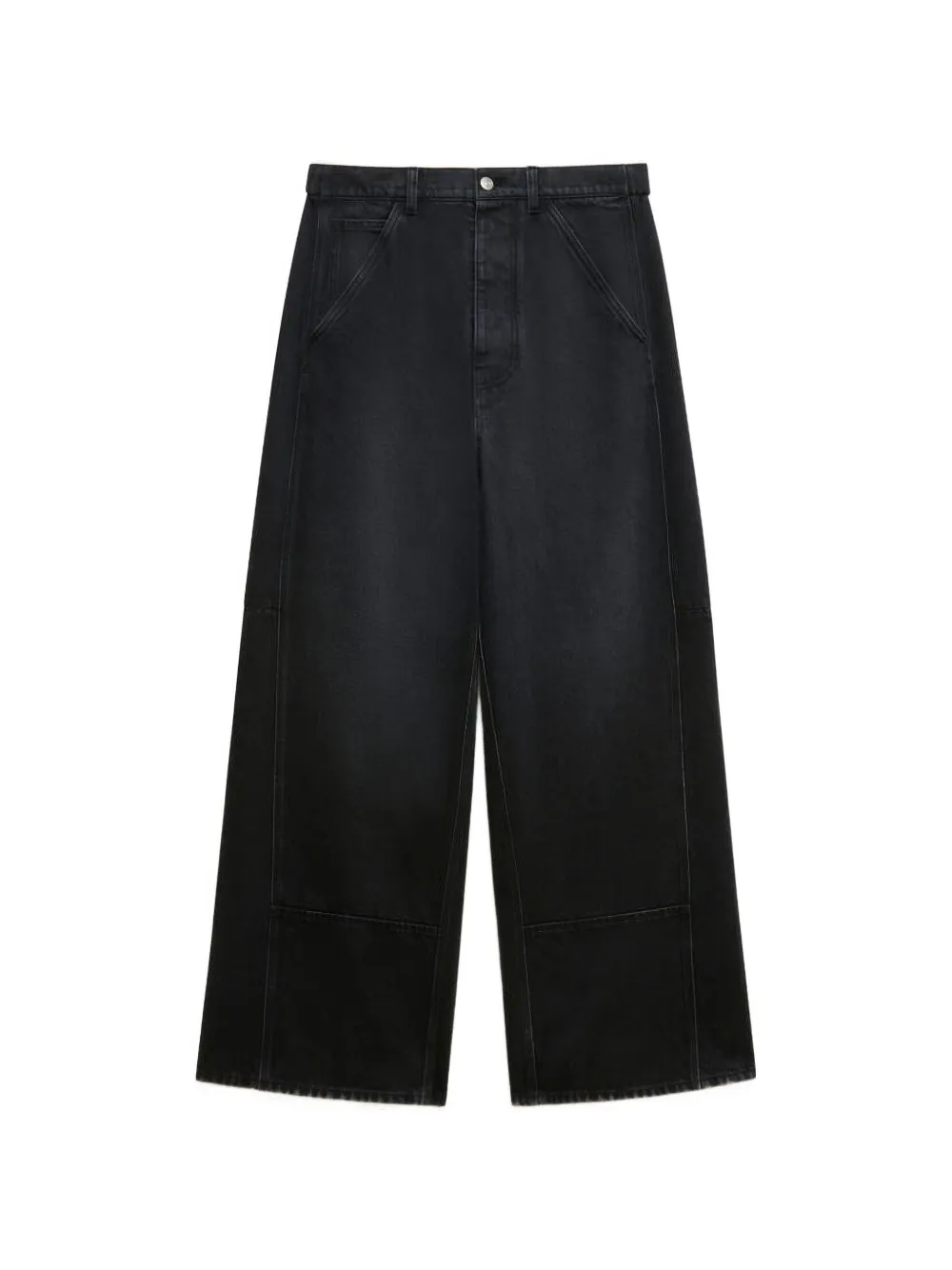Marni Oversized jeans met zakdetail Zwart