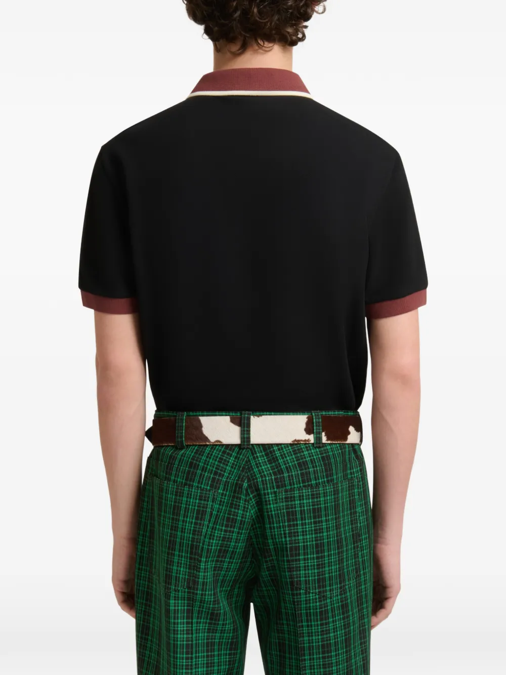 Marni Poloshirt met logoprint Zwart