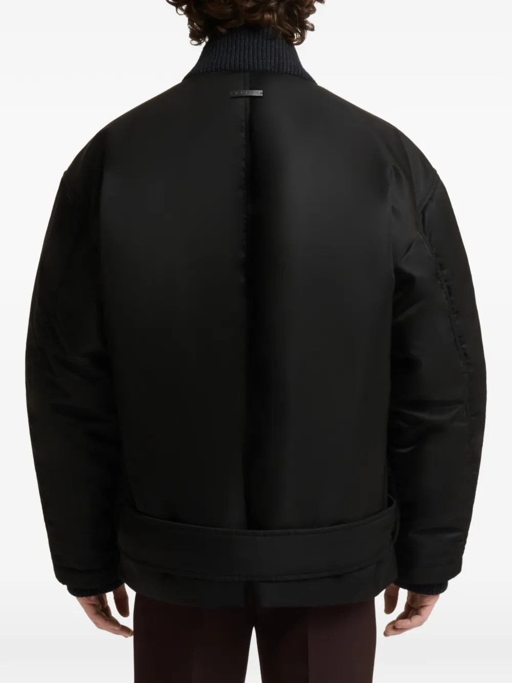Marni Nylon bomberjack Zwart