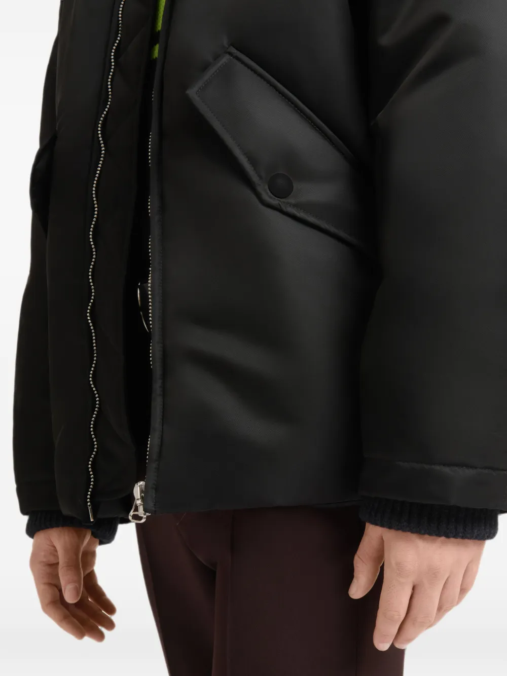 Marni Nylon bomberjack Zwart