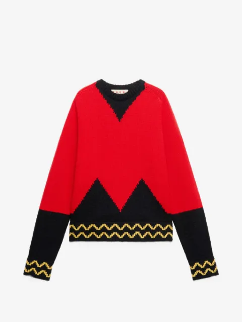 Marni Trui met geometrische intarsia