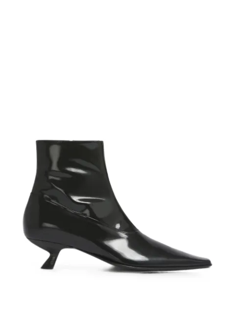 Marni black leather Cindi boots
