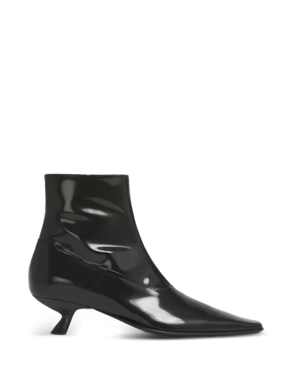 Marni Black Leather Cindi Boots