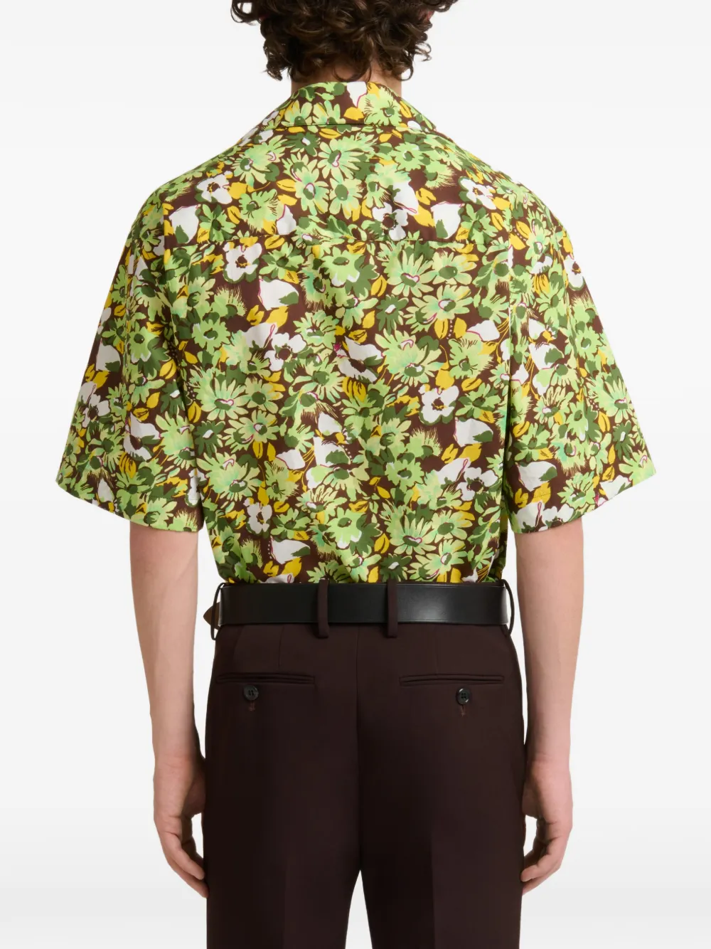 Marni Overhemd met bloemenprint Groen