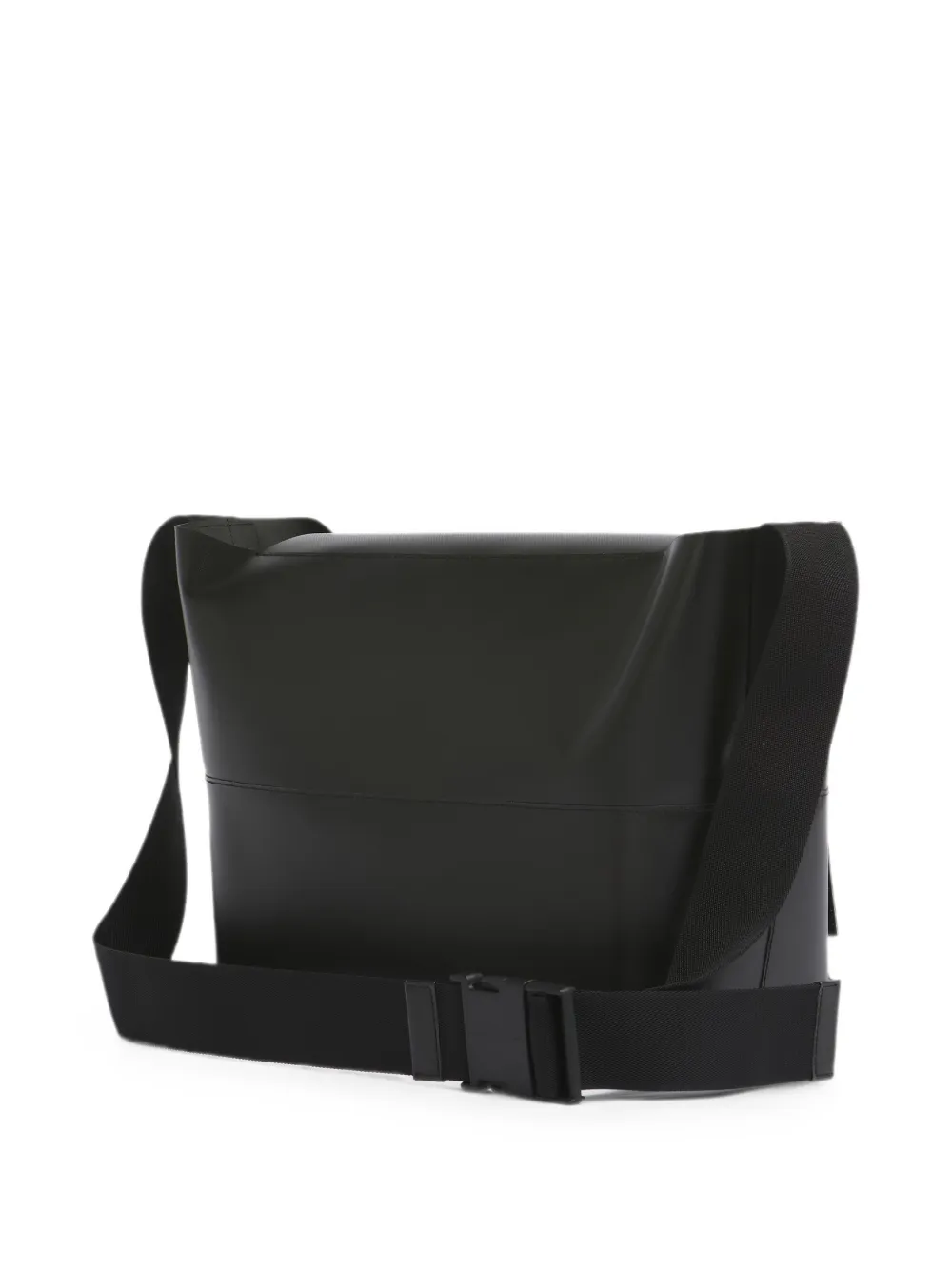 Marni Messengertas met gespsluiting en logo-print Zwart